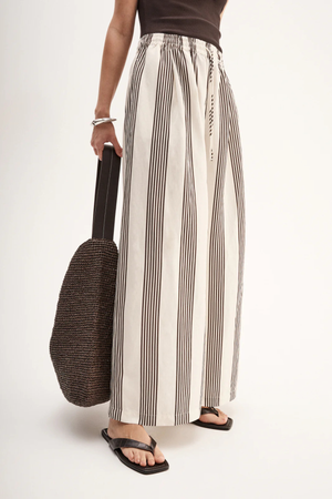 MILO STRIPE PANT CHOCOLATE STRIPE