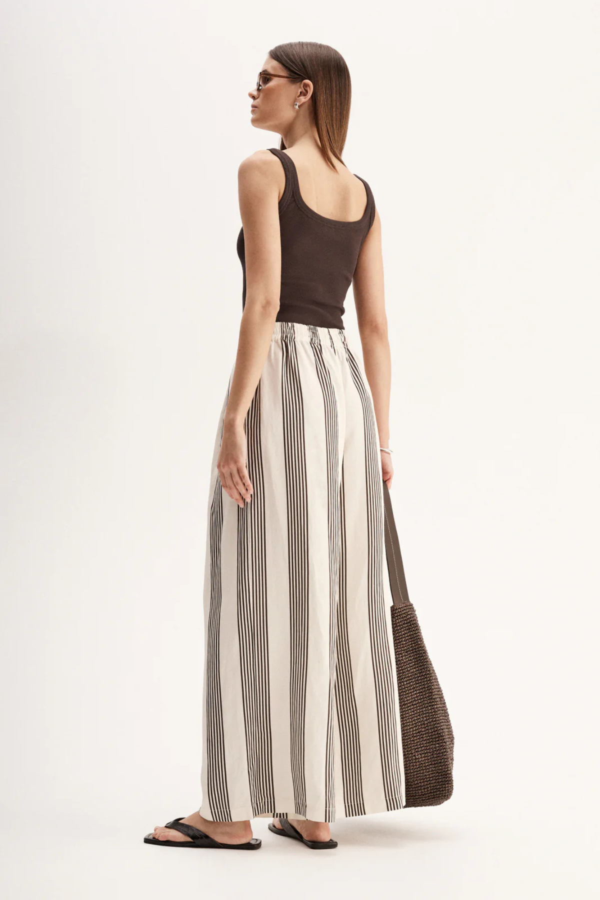 MILO STRIPE PANT CHOCOLATE STRIPE