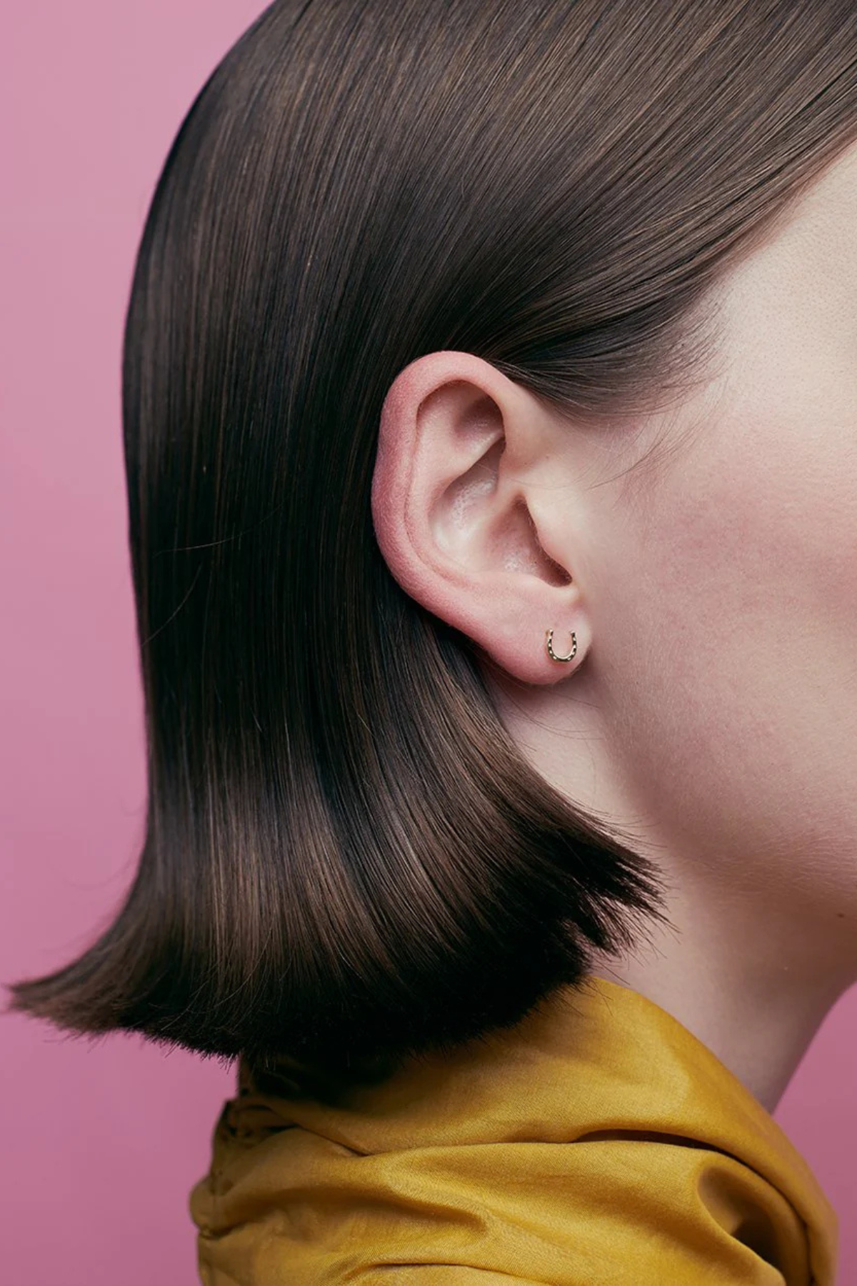 MINI HORSESHOE STUDS SILVER