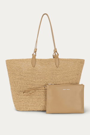 MR BANDIT TOTE NATURAL RAFFIA