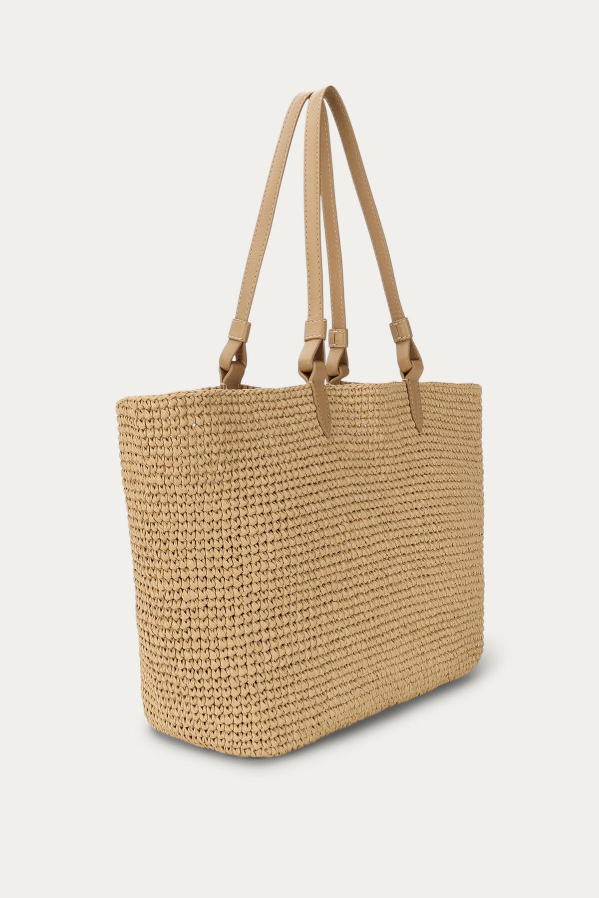 MR BANDIT TOTE NATURAL RAFFIA