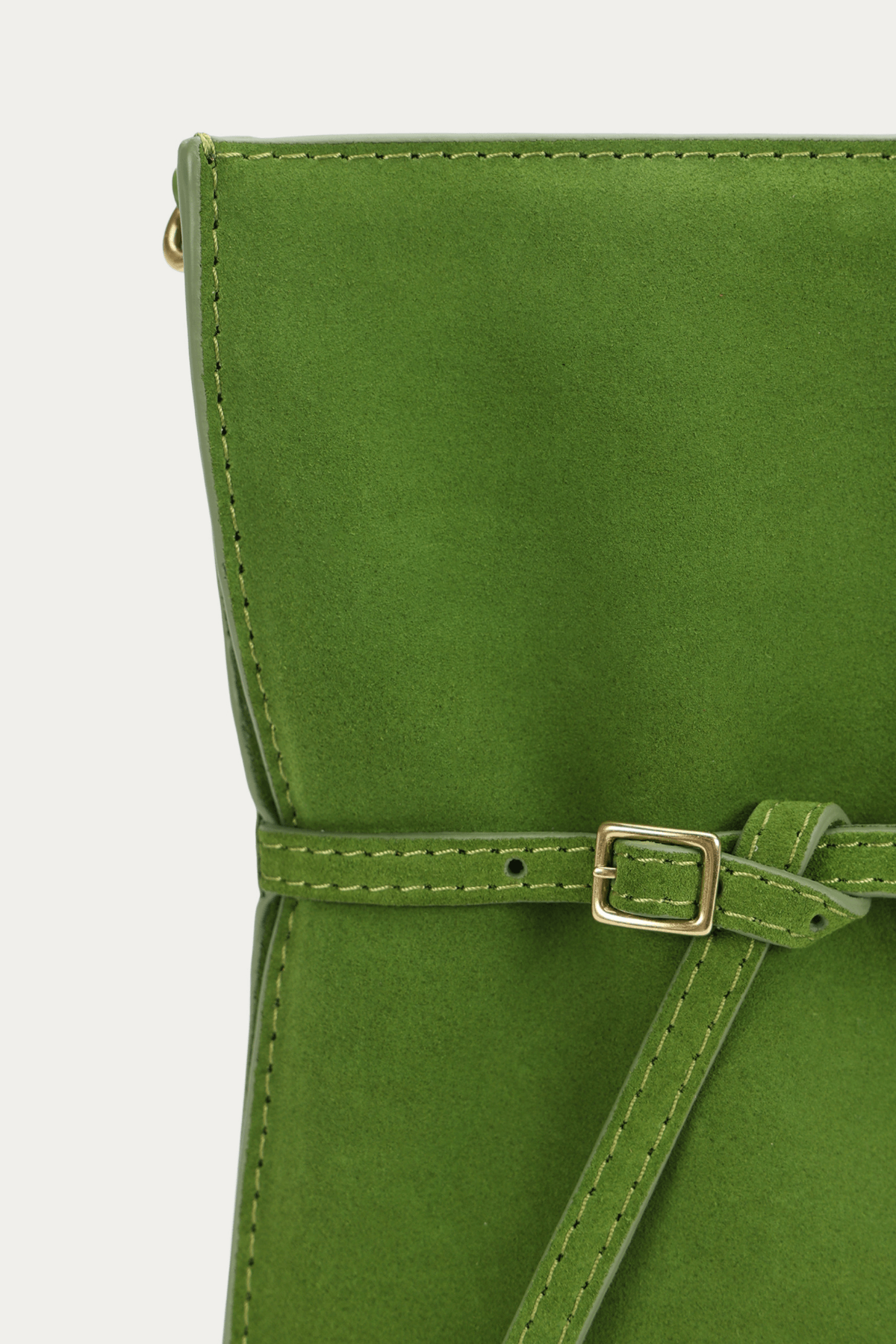 MR PENNY POUCHETTE FROG SUEDE