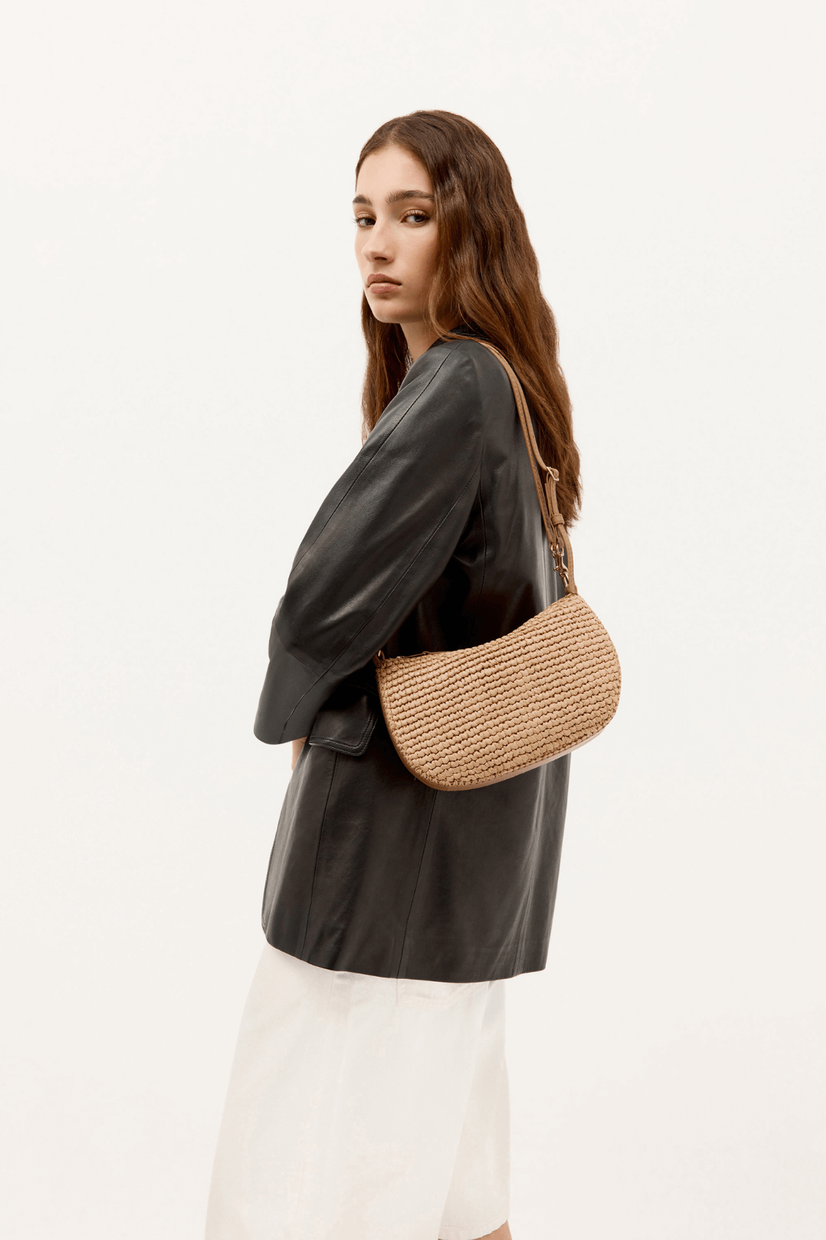 MR SLING MICRO NATURAL RAFFIA