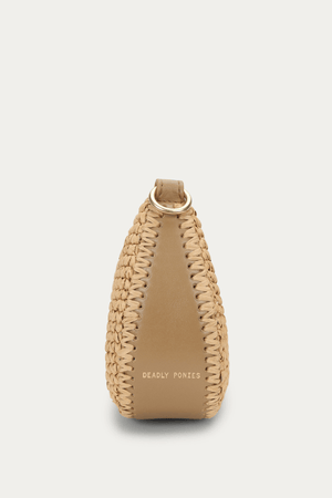 MR SLING MICRO NATURAL RAFFIA