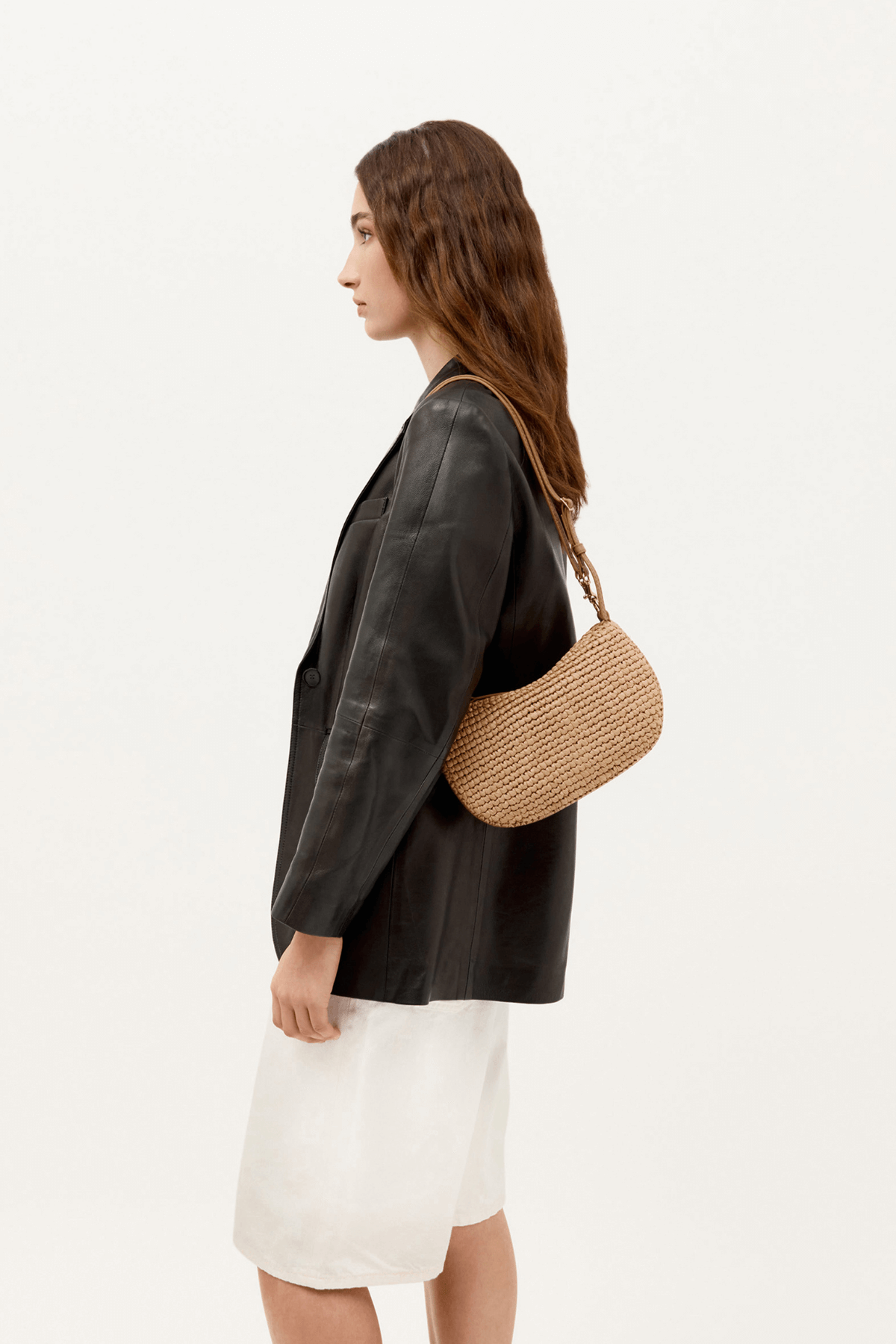 MR SLING MICRO NATURAL RAFFIA