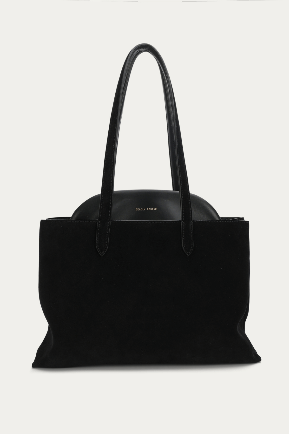 MR VAULT TOTE BLACK SUEDE