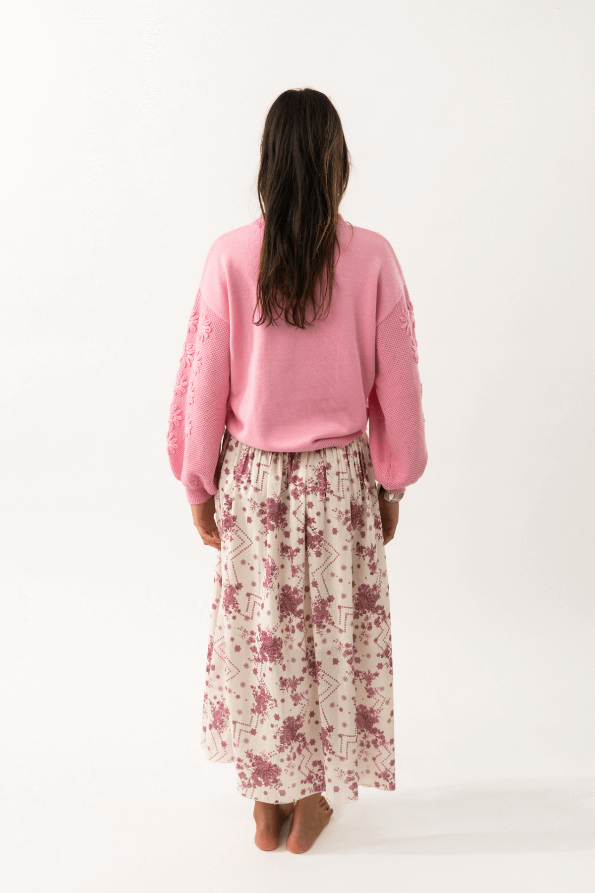 MUSA KNIT JUMPER NEON PINK