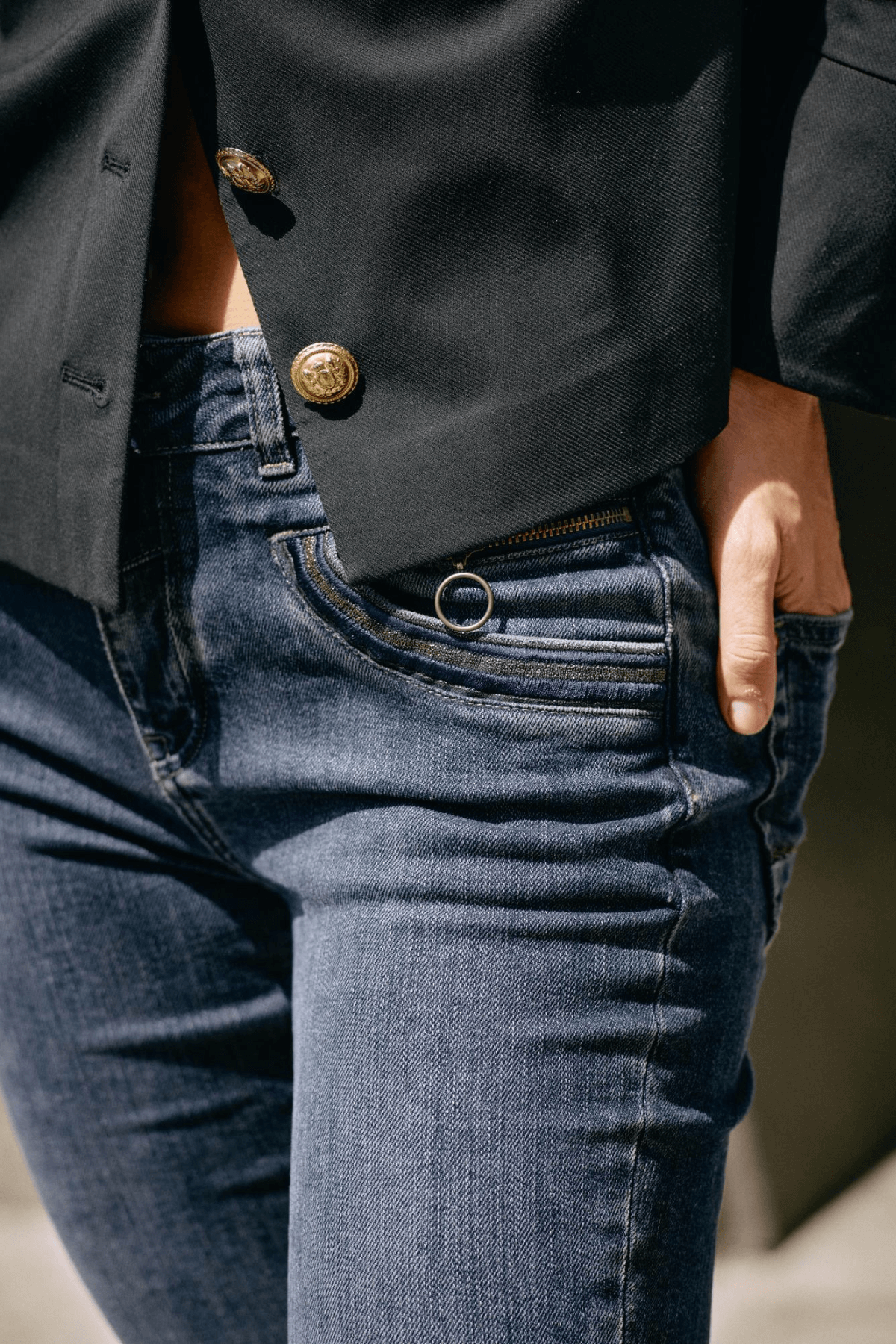 NAOMI COLLA JEAN DARK BLUE