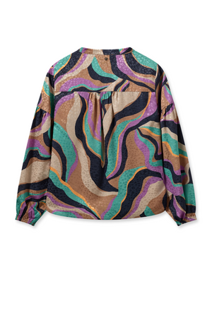 NENA ONDA BLOUSE IRIS ORCHID