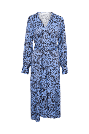 NIKOLE LONG DRESS BLUE
