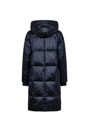 NOVA METALLIC DOWN JACKET SALUTE NAVY