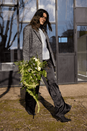 OLANA PLEAT PANTS BLACK