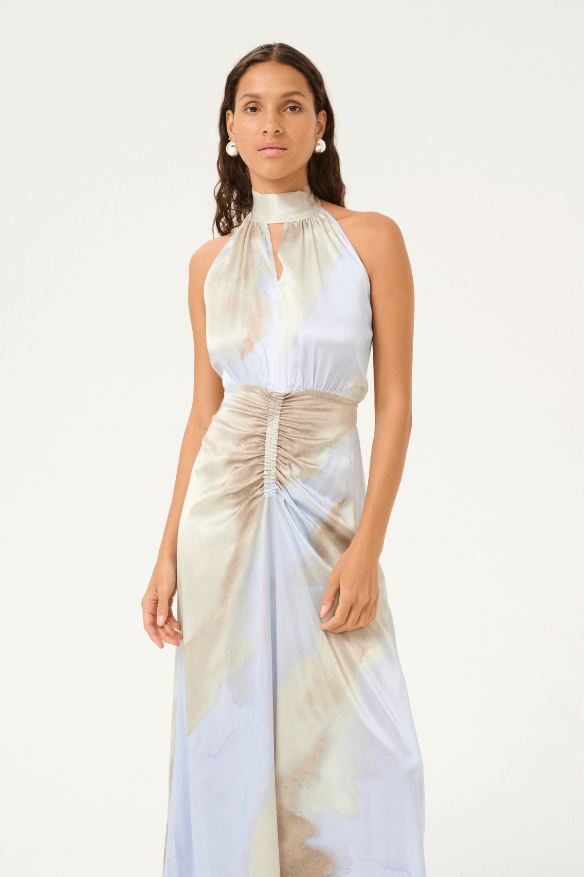 OLGA LONG DRESS OLGA PRINT HEATHER