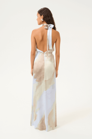 OLGA LONG DRESS OLGA PRINT HEATHER