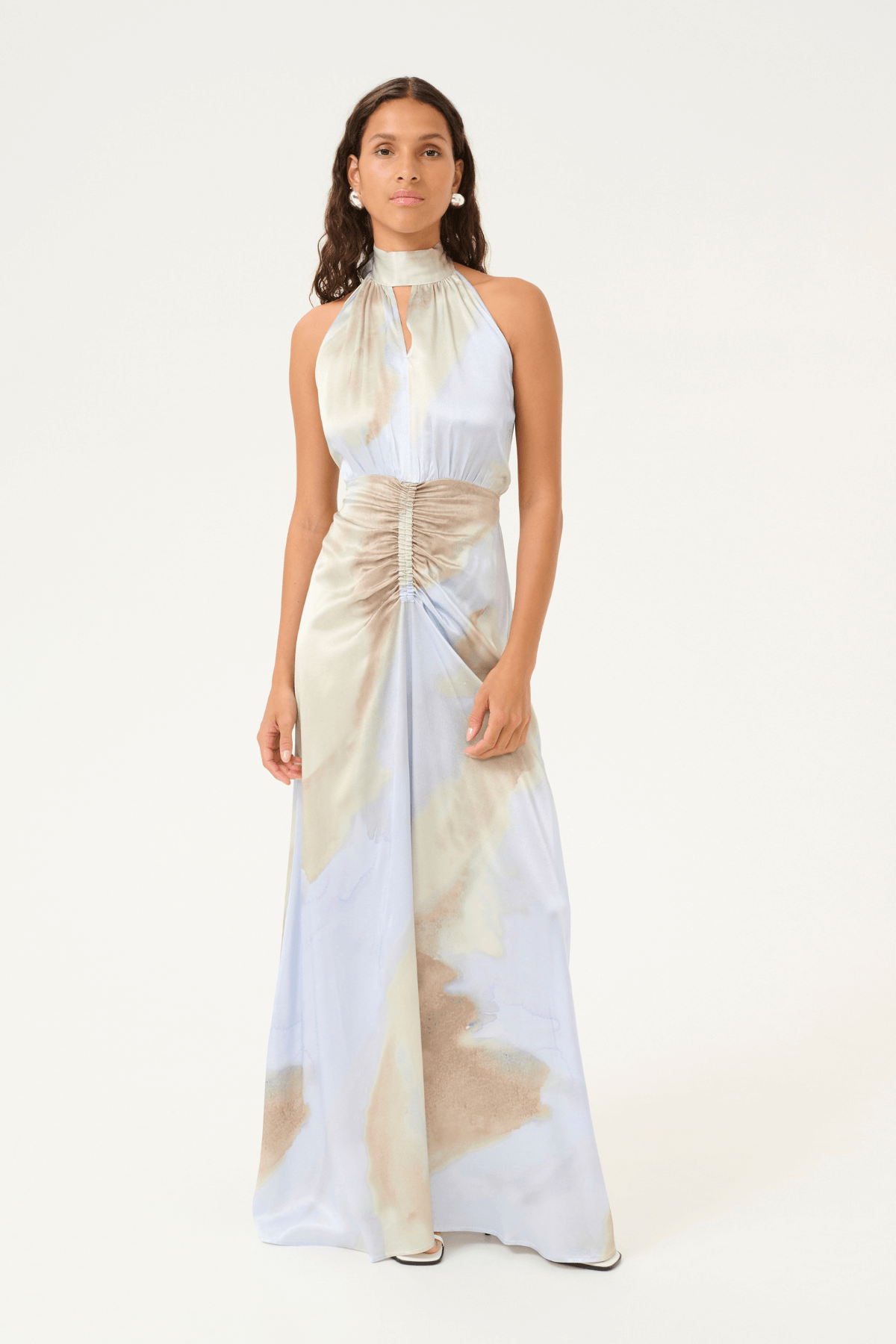 OLGA LONG DRESS OLGA PRINT HEATHER