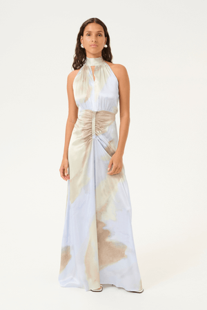 OLGA LONG DRESS OLGA PRINT HEATHER