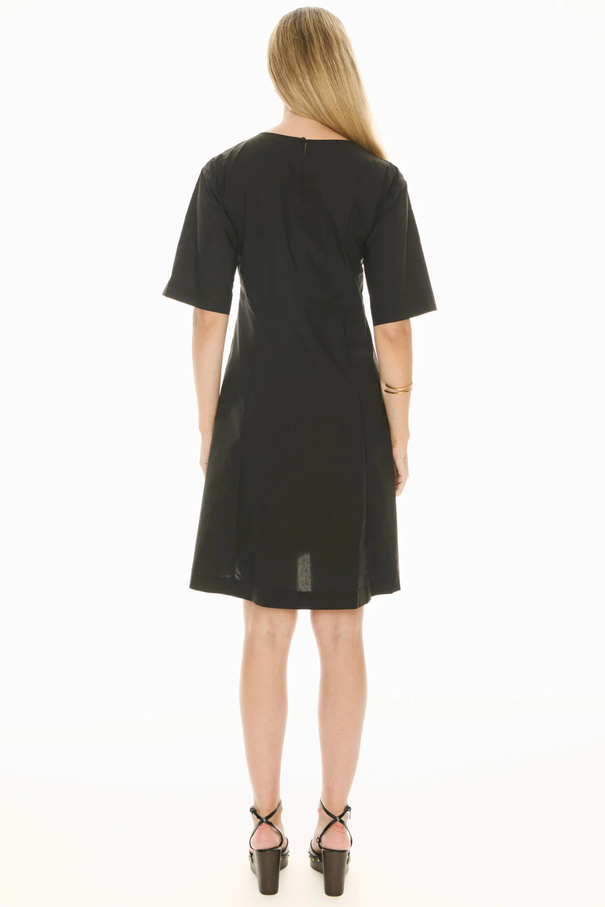 ORLO DRAWCORD DRESS BLACK
