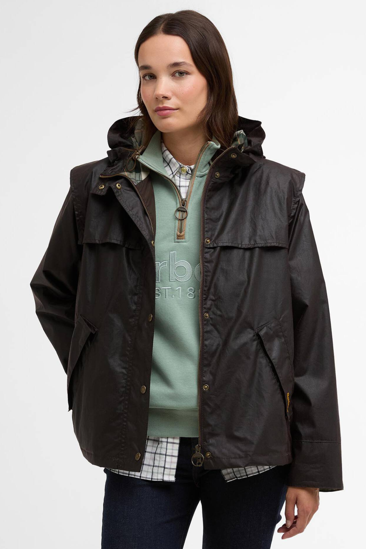 ORNELLA WAX JACKET RUSTIC/ANCIENT