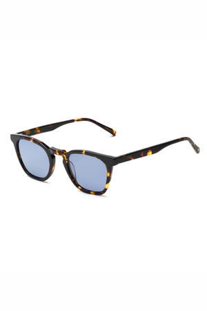 PAGE XL SUNGLASSES BROWN TORT BLUE LENS