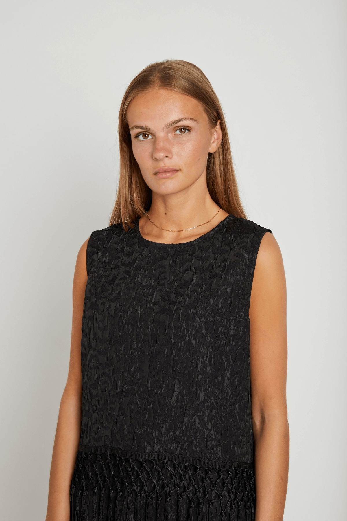 PAULETTE TOP BLACK
