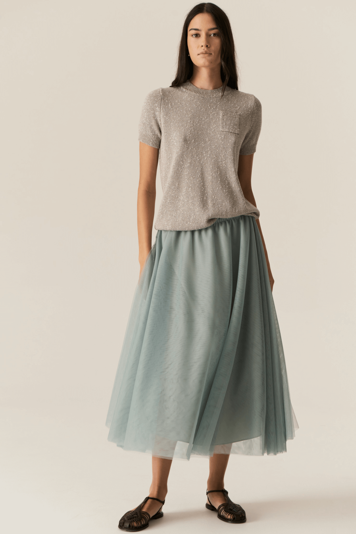 PAX LUREX TEE STONE