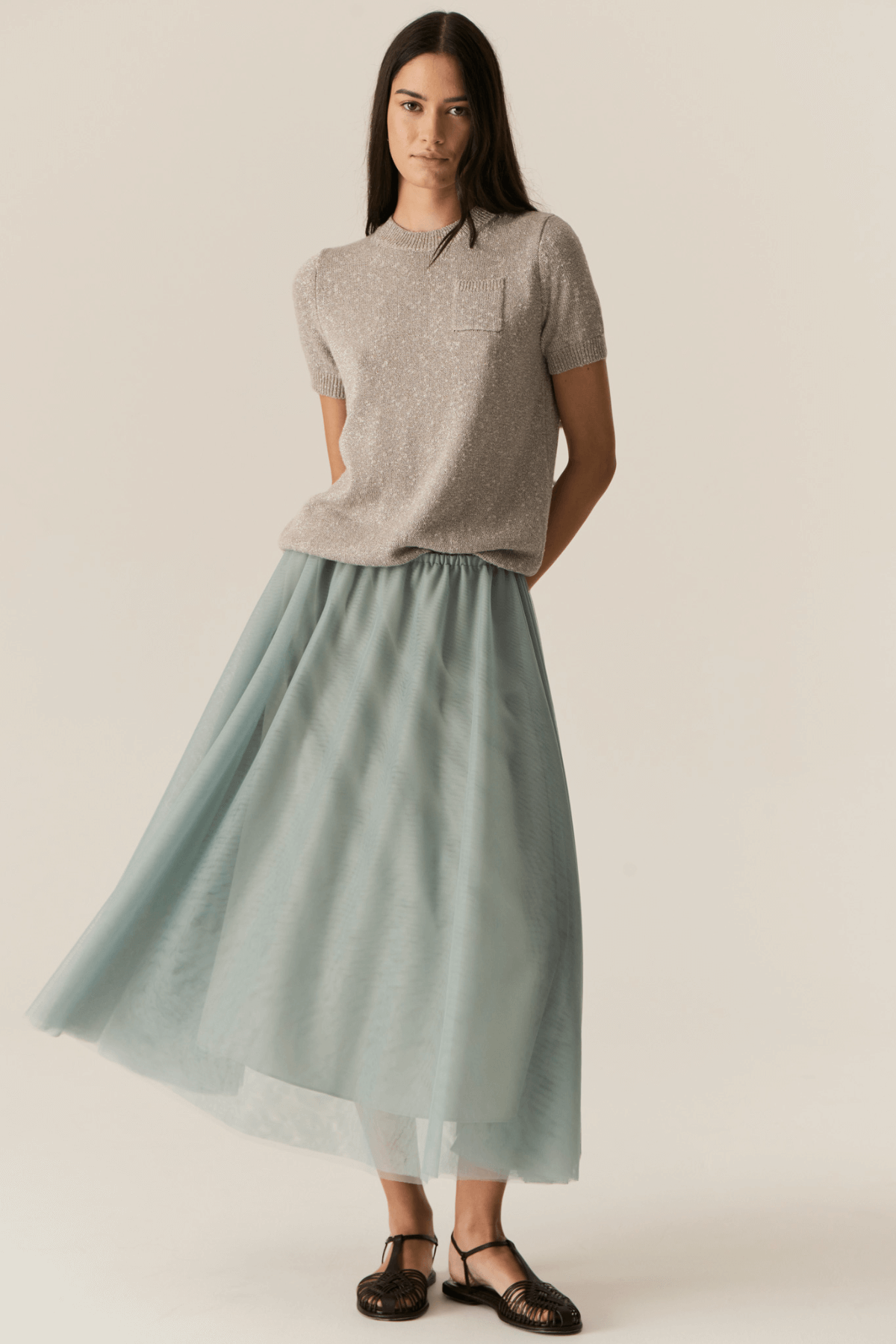 PAX LUREX TEE STONE