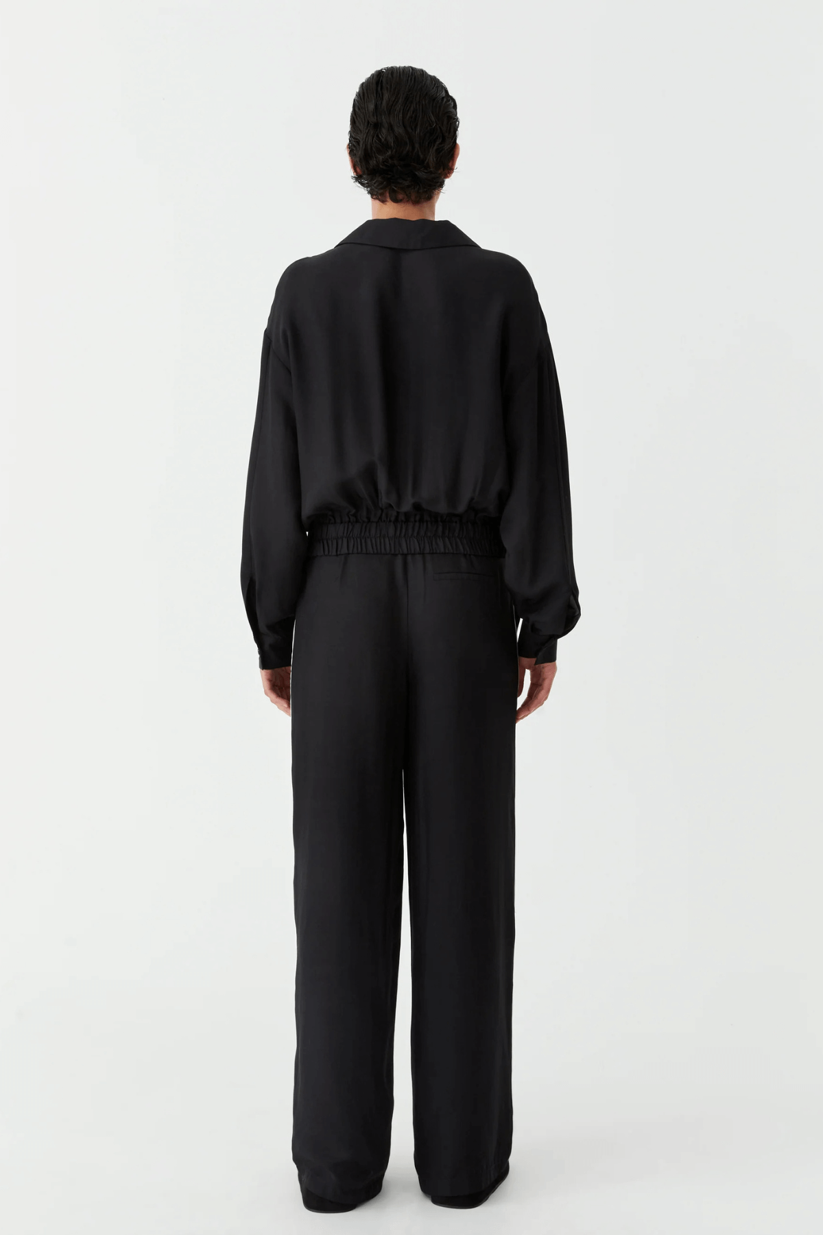 PEDRO STRIPE PANT BLACK