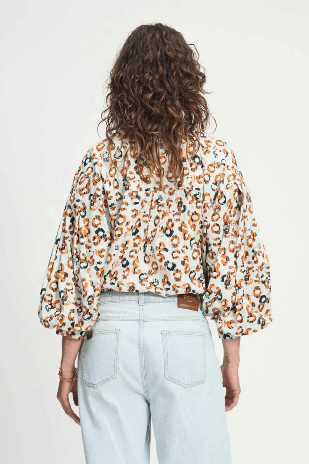 BLOUSE POPLIN LEOPARD LUSH