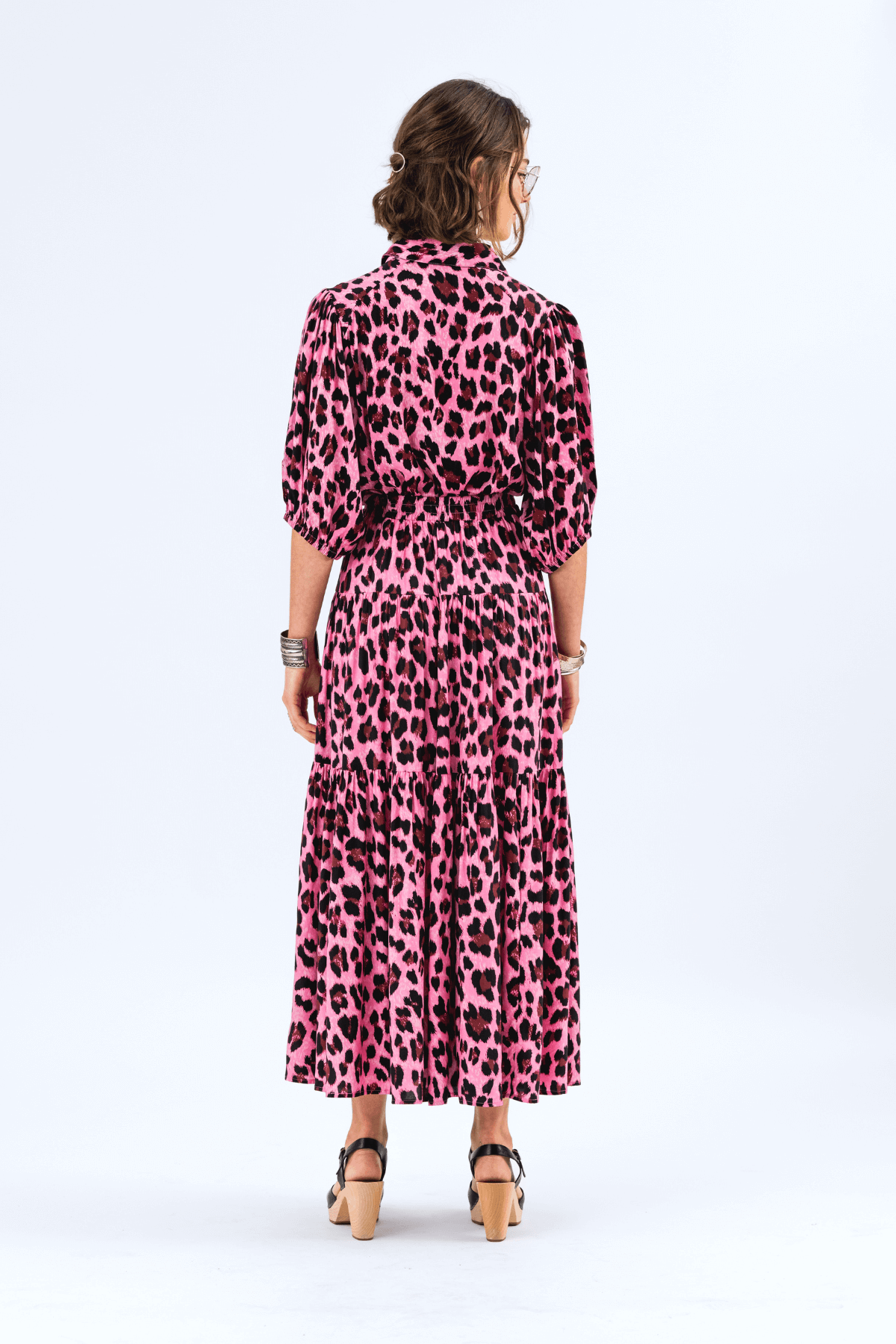 SUNSET MAXI SKIRT NEON PINK