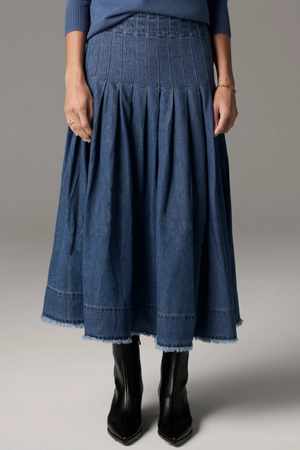 REECE SKIRT DENIM BLUE WASH