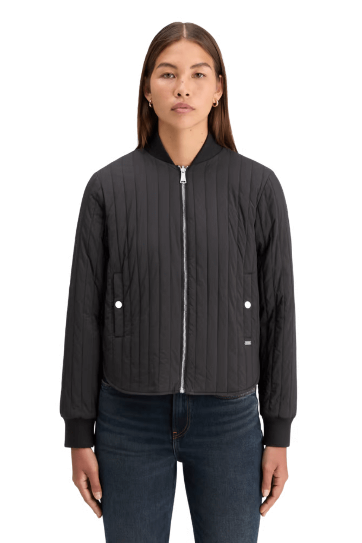 REVERSIBLE BOMBER EVENING BLACK