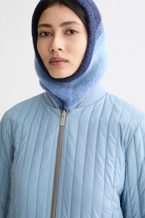 REVERSIBLE PRINTED QUILTED JACKET COLLAGE