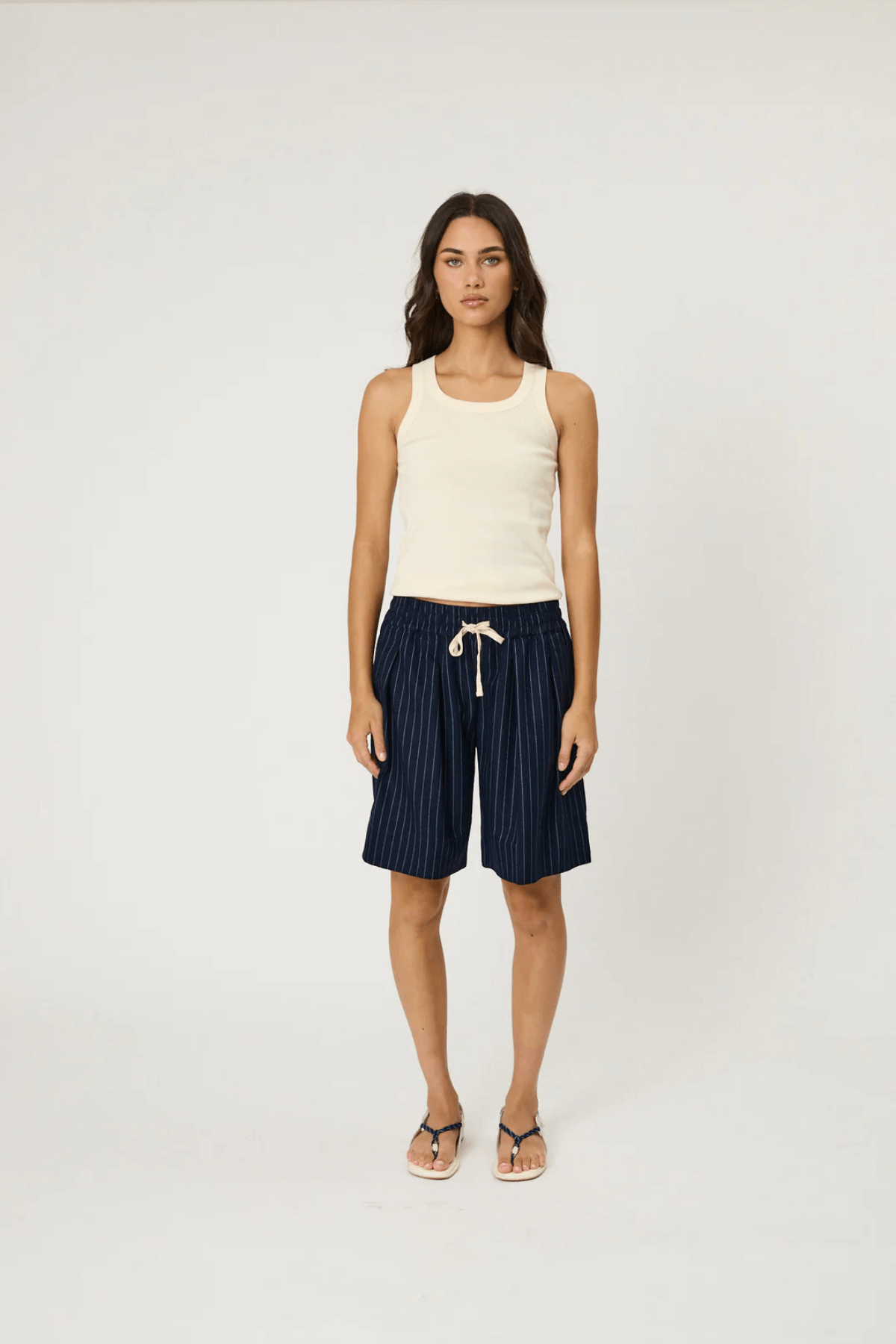 RHODES SHORTS MIDNIGHT STRIPE