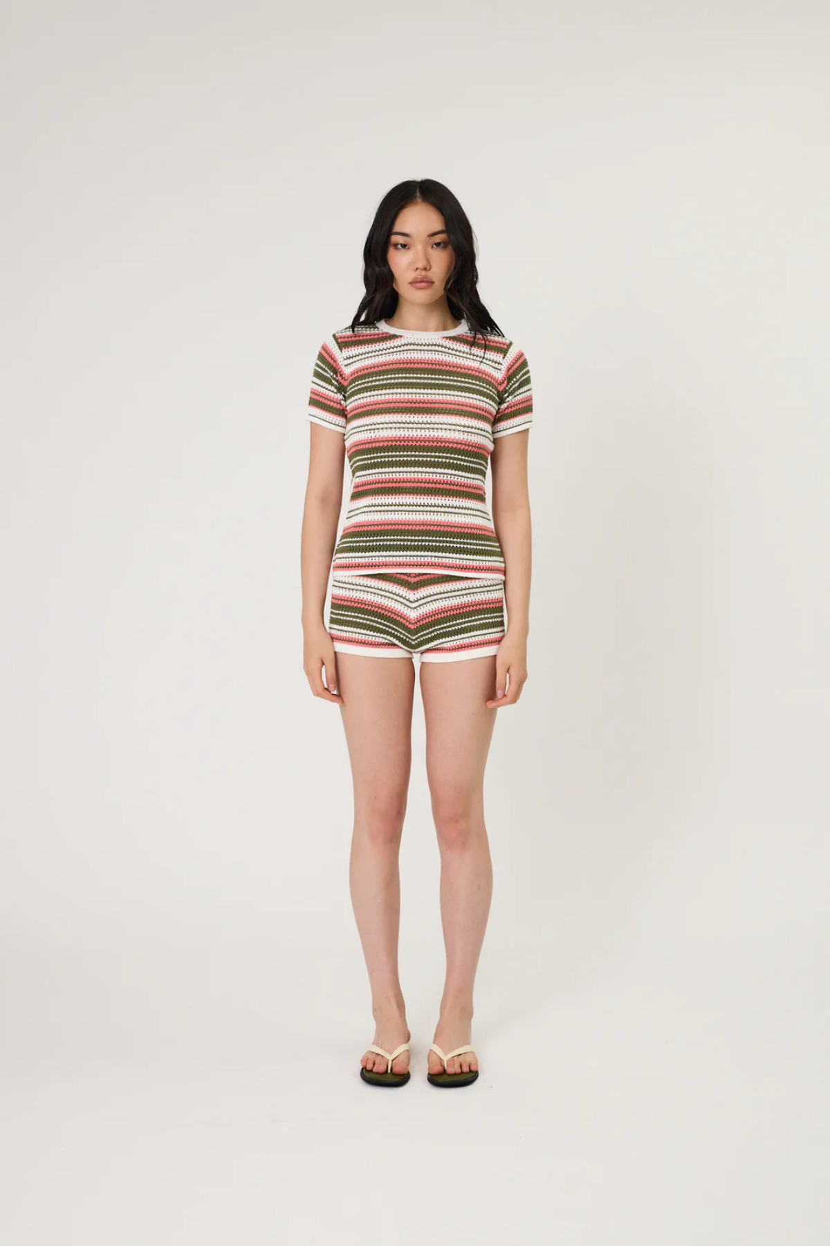 RIO TEE SEAWEED STRIPE