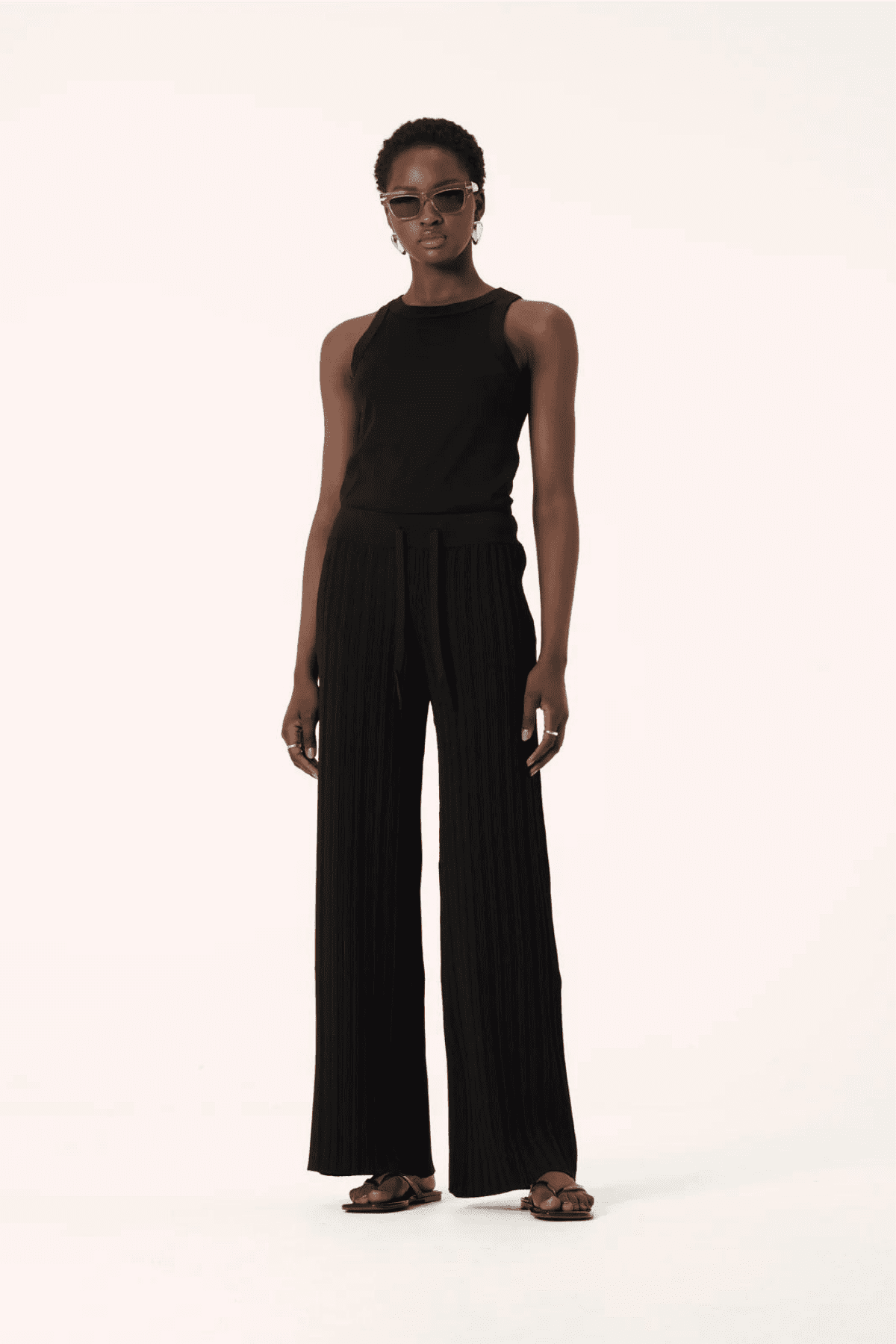 ROBERTA KNIT PANT BLACK