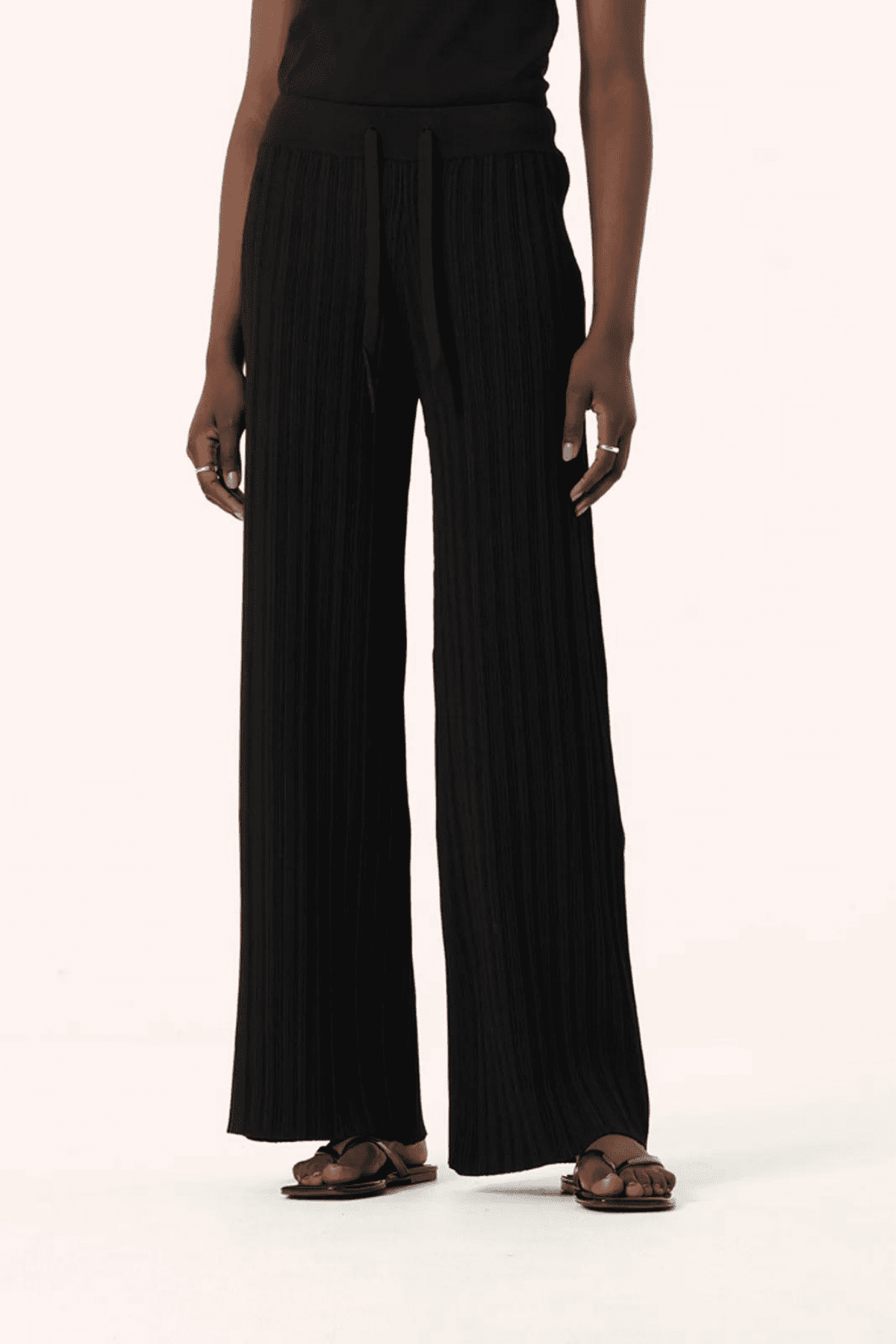 ROBERTA KNIT PANT BLACK