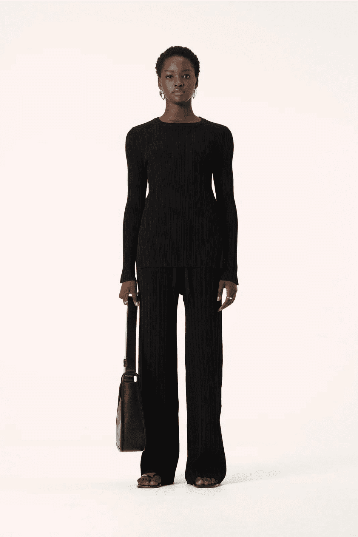 ROBERTA KNIT TOP BLACK