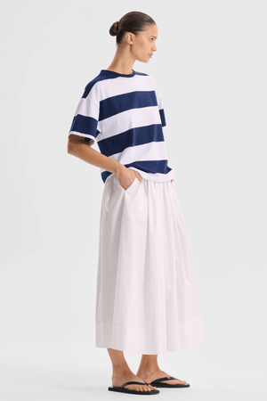 RORY STRIPE TEE NAVY