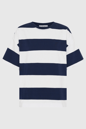 RORY STRIPE TEE NAVY