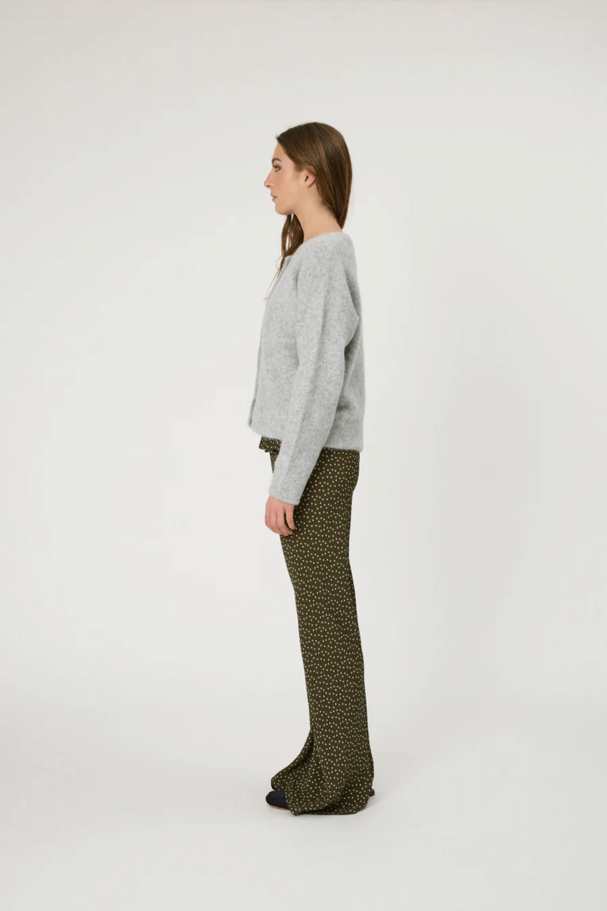 RYDER CARDIGAN GREY MARLE