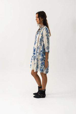 SABINE SHORT DRESS BLUE