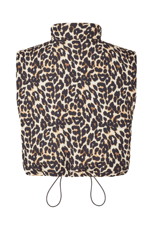 SADA VEST LEOPARD PRINT