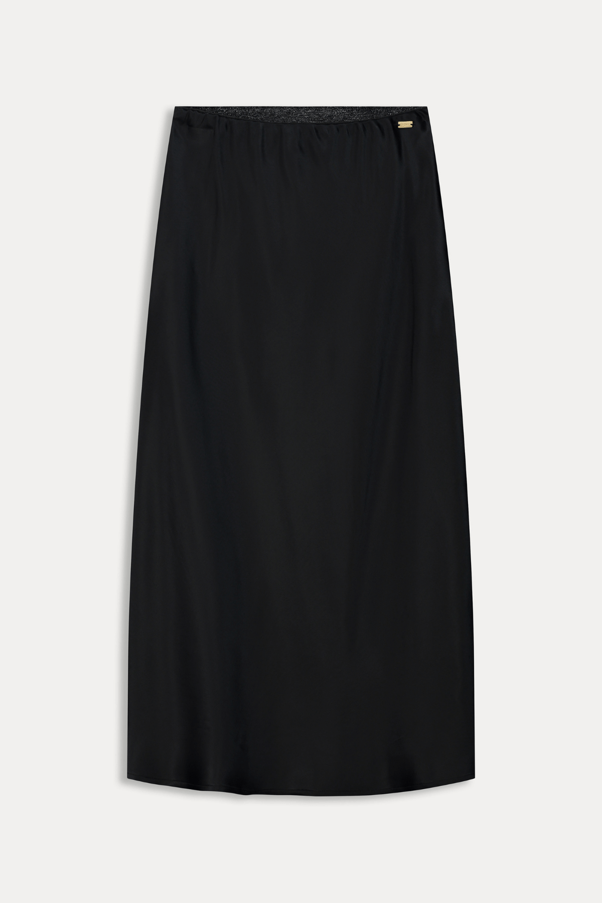 SKIRT SATIN BLACK
