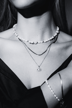 SOLARA NECKLACE SILVER