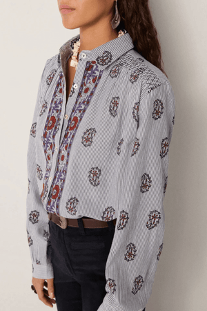 SOPHIE BLOUSE STRIPED MEADOW