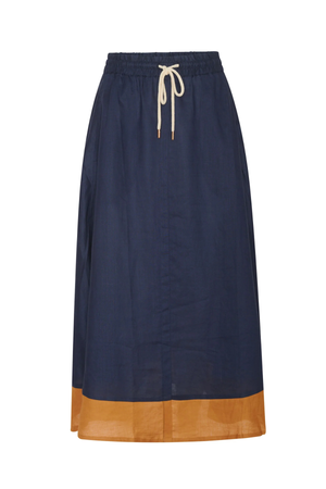SPECK SKIRT INK/GINGER