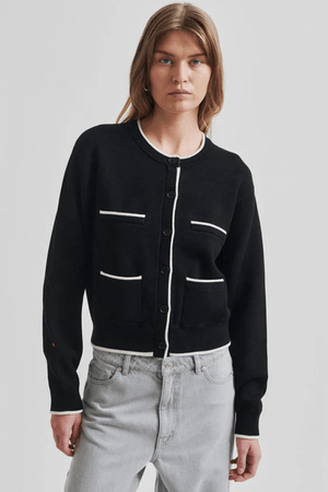 STINNE CARDIGAN BLACK