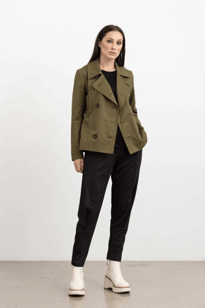 SUBCONSCIOUS TRENCH COAT OLIVE
