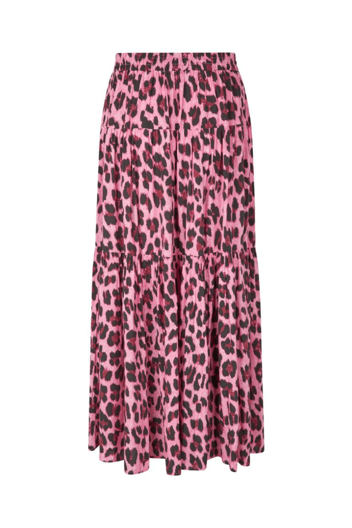 SUNSET MAXI SKIRT NEON PINK