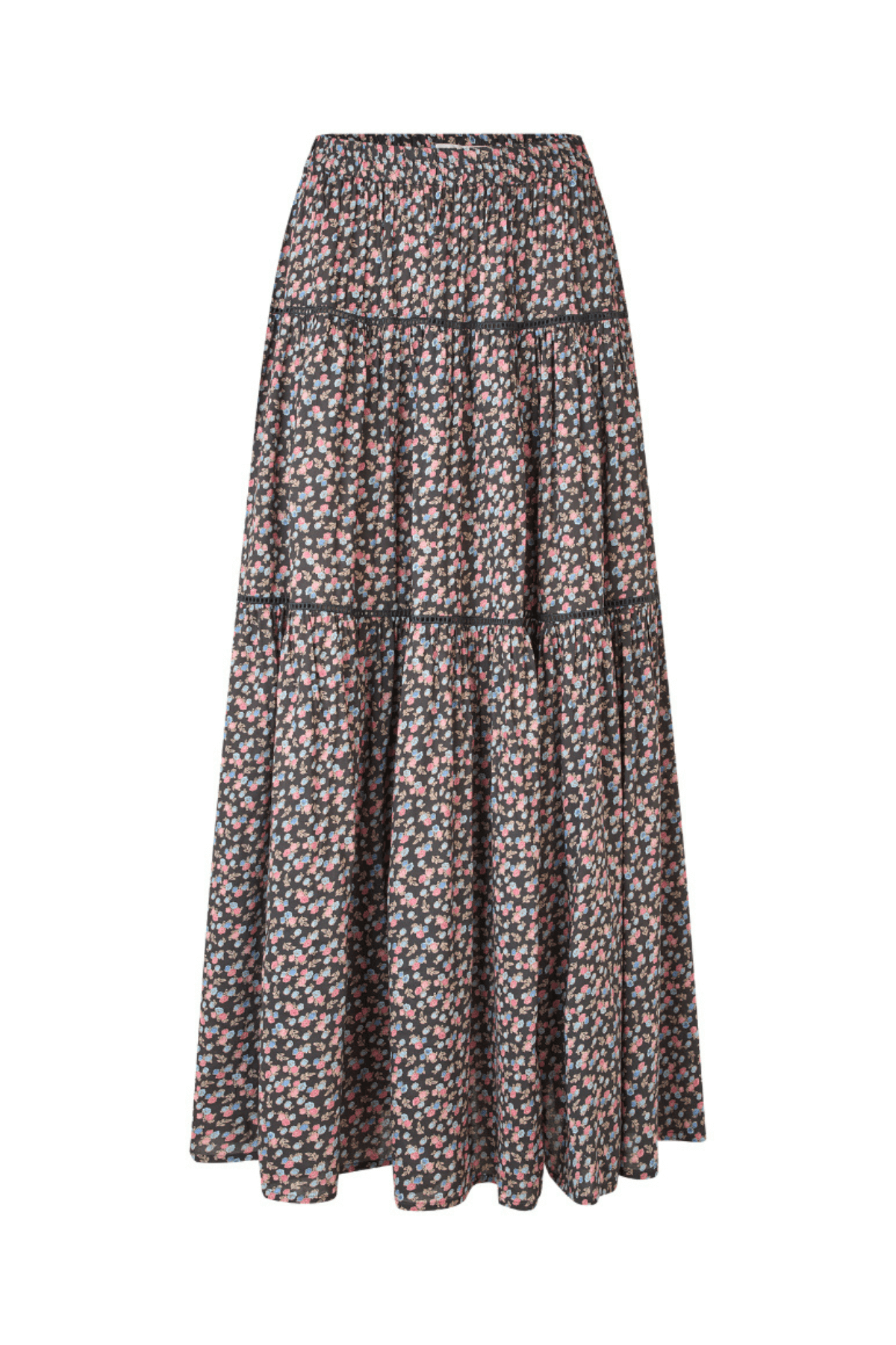 SUNSET MAXI SKIRT WASHED BLACK